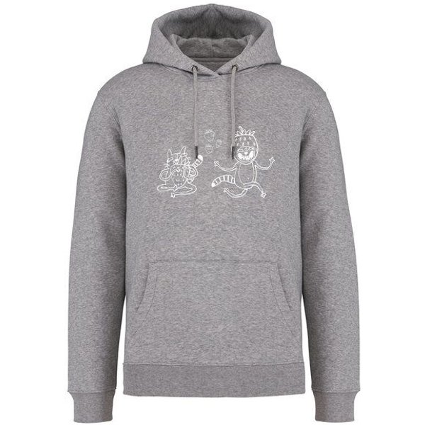 Brandless Basic Bio Hoody Nr. 4 Strawberry Cats 350g/m² XXS - 4 XL
