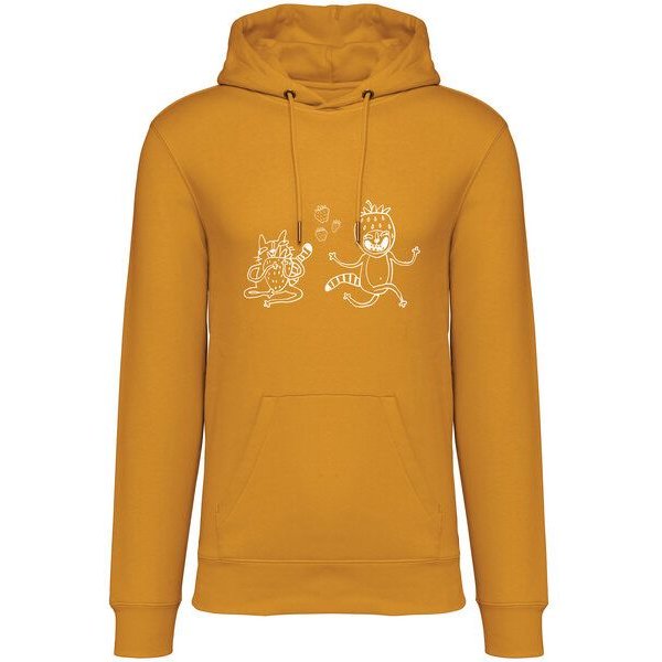 Brandless Basic Bio Hoody Nr. 4 Strawberry Cats 350g/m² XXS - 4 XL