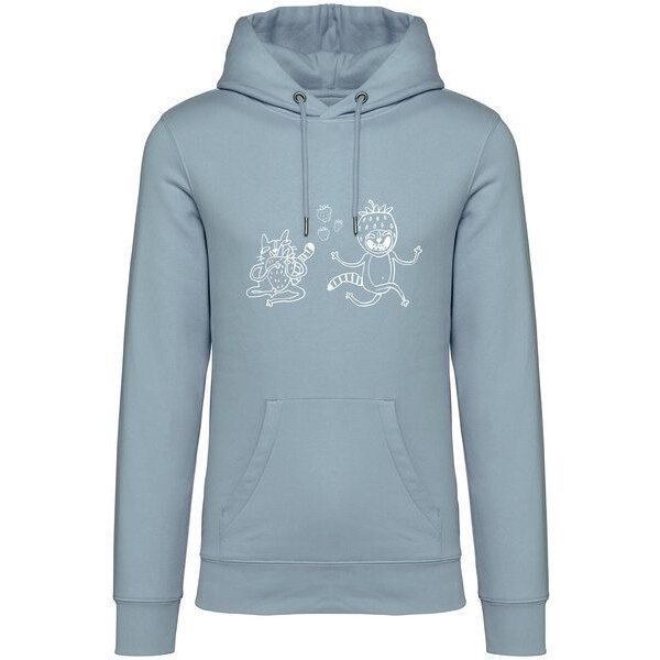 Brandless Basic Bio Hoody Nr. 4 Strawberry Cats 350g/m² XXS - 4 XL