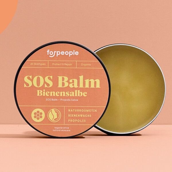 forpeople SOS-Bienensalbe mit Propolis in Dose - Duft Lärche/Mandarine 150ml
