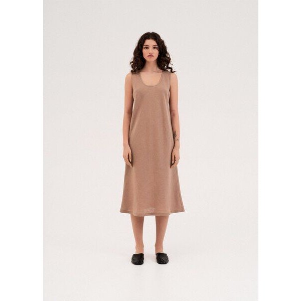 AmourLinen Ines Midi-Kleid aus Leinen