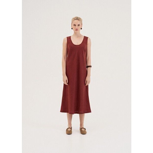 AmourLinen Ines Midi-Kleid aus Leinen