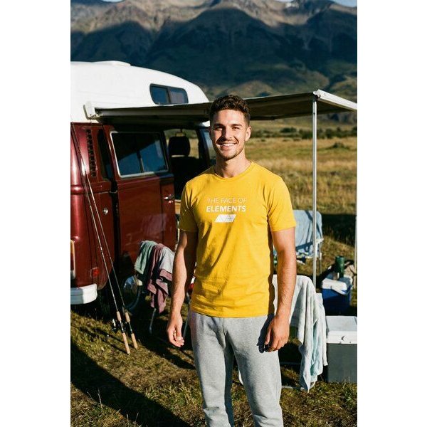 THE FACE OF ELEMENTS BOLD - REGULAR FIT T-SHIRT AUS 100% BIO-BAUMWOLLE