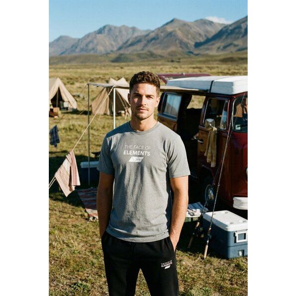 THE FACE OF ELEMENTS BOLD - REGULAR FIT T-SHIRT AUS 100% BIO-BAUMWOLLE