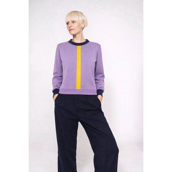 ein garten Studios Colorblock Shirt aus Bio-Baumwolle und Tencel