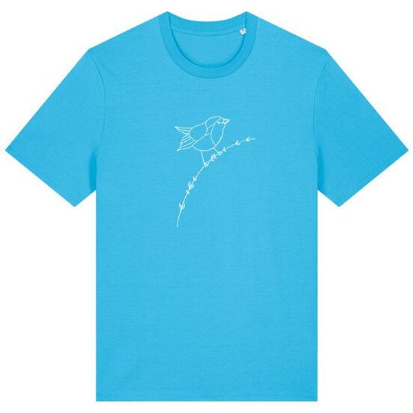 Brandless Basic Bio Unisex T-Shirt Rotkehlchen 180g/m² XXS - 3 XL