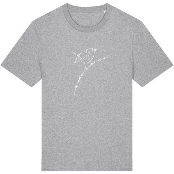 Brandless Basic Bio Unisex T-Shirt Rotkehlchen 180g/m² XXS - 3 XL