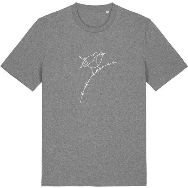 Brandless Basic Bio Unisex T-Shirt Rotkehlchen 180g/m² XXS - 3 XL