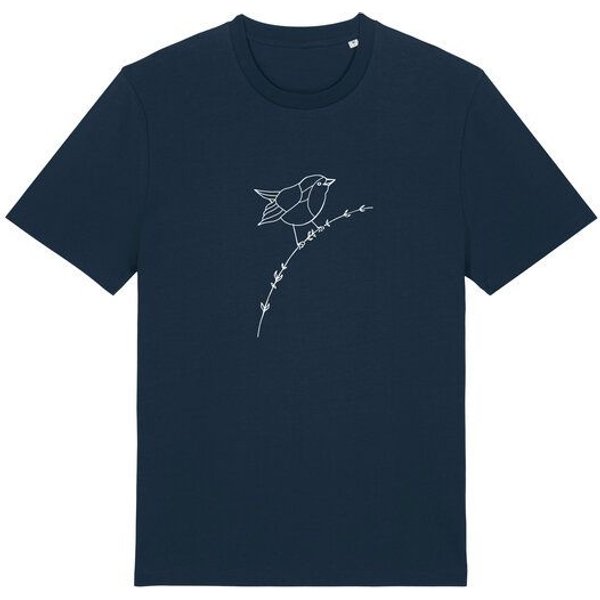 Brandless Basic Bio Unisex T-Shirt Rotkehlchen 180g/m² XXS - 3 XL
