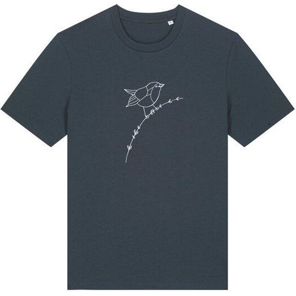Brandless Basic Bio Unisex T-Shirt Rotkehlchen 180g/m² XXS - 3 XL