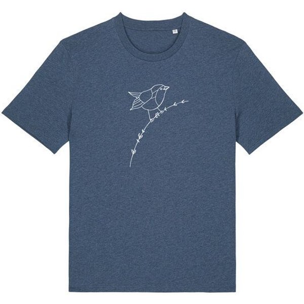 Brandless Basic Bio Unisex T-Shirt Rotkehlchen 180g/m² XXS - 3 XL