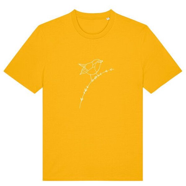 Brandless Basic Bio Unisex T-Shirt Rotkehlchen 180g/m² XXS - 3 XL