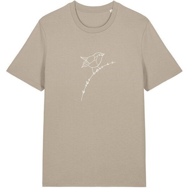 Brandless Basic Bio Unisex T-Shirt Rotkehlchen 180g/m² XXS - 3 XL