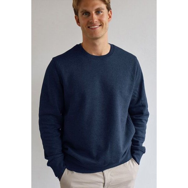 Kultgut Veganer Sweatpullover mit Recycling-Anteil / Meliert