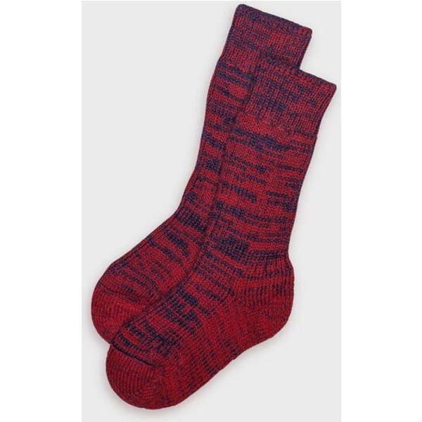 hirsch natur Kinder Wollsocken melange