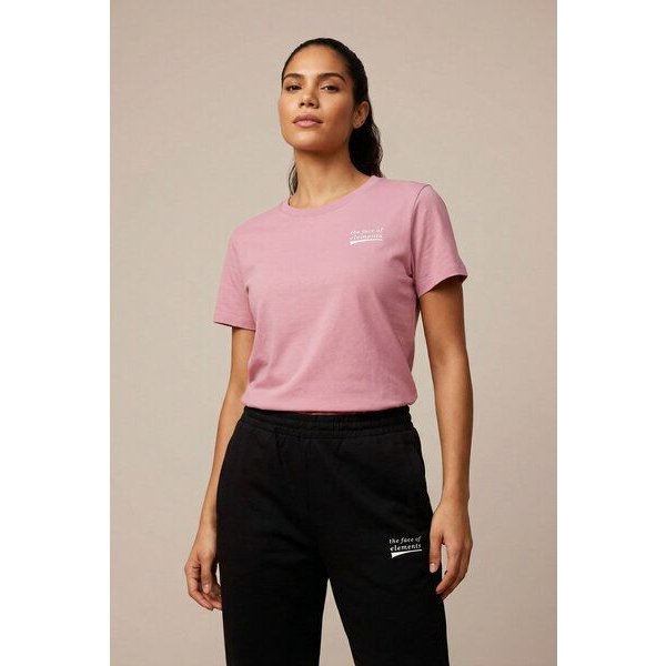 THE FACE OF ELEMENTS STATEMENT - REGULAR FIT T-SHIRT AUS BIO-BAUMWOLLE