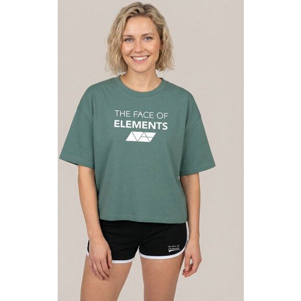 THE FACE OF ELEMENTS BOLD - RELAXED BOXY FIT T-SHIRT AUS BIO-BAUMWOLLE