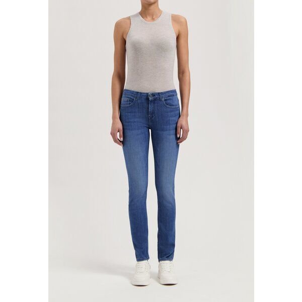 MUD Jeans Damen Jeans Slim Fit "Faye - Authentic Indigo"