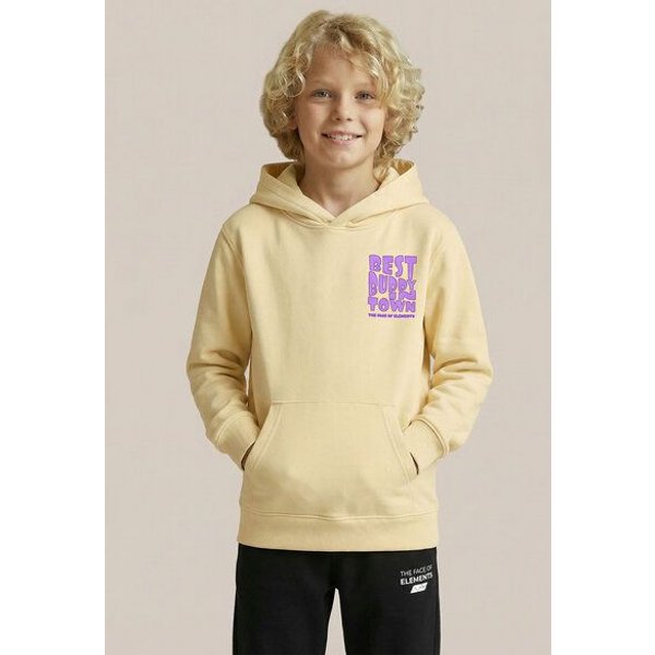 THE FACE OF ELEMENTS BEST BUDDY IN TOWN - RELAXED FIT KIDS HOODIE AUS 100% BIO-BAUMWOLLE