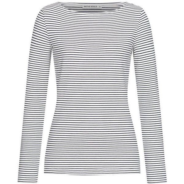 NATIVE SOULS Longsleeve Stripes für Damen aus Bio-Baumwolle