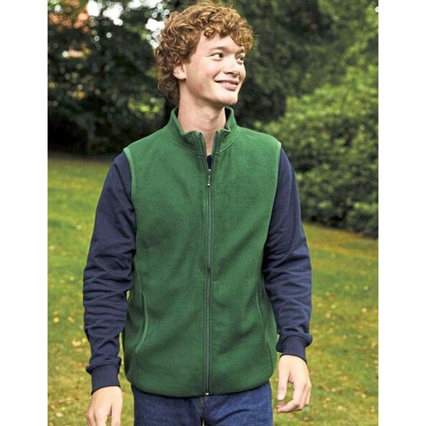 Neutral® Herren Unisex Fleece Weste Gilet Bodywarmer von Neutral RPet Recyceltes Polyester Übergrösse bis 5XL