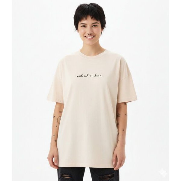 mate Weil ich es kann - Oversize Organic Premium Shirt