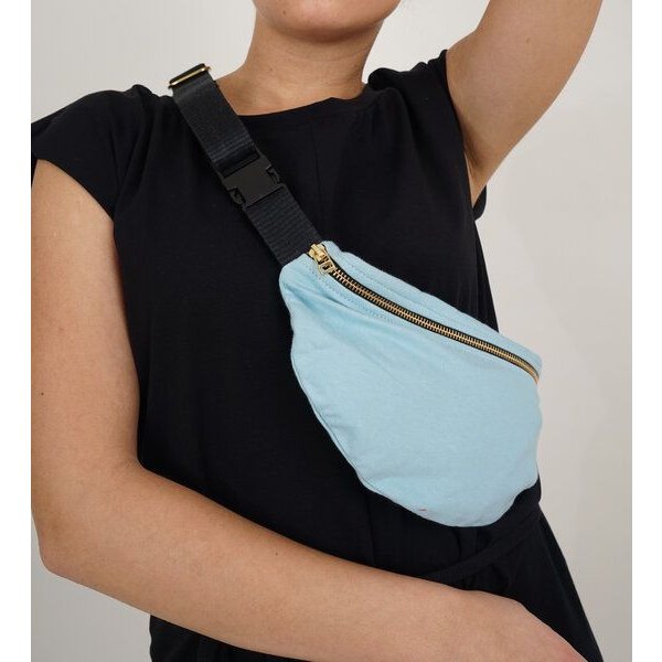 Lena Schokolade Hipbag Bauchtasche aus Bio-Baumwolle Pastelltöne