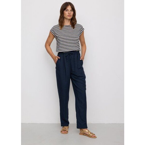 Damen Hose aus Leinen und LENZING ECOVERO Viskose Mix - MOONFLOWER - recolution