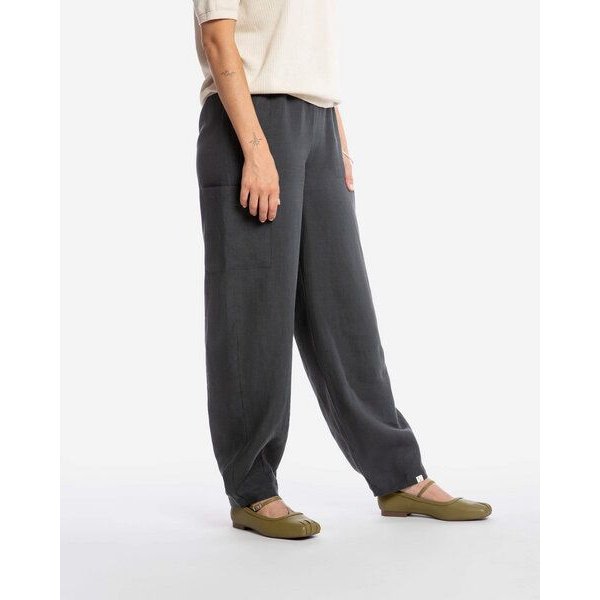 Matona Lange Hose | Barrel Leg Pants | aus Leinen