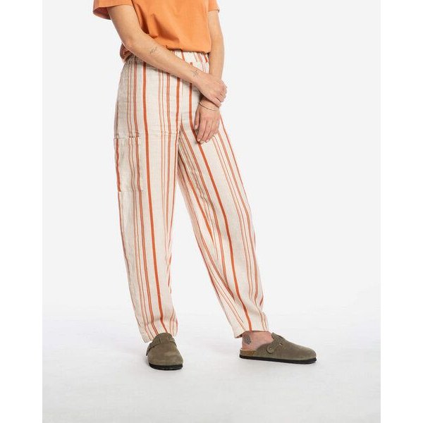 Matona Lange Hose | Barrel Leg Pants | aus Leinen