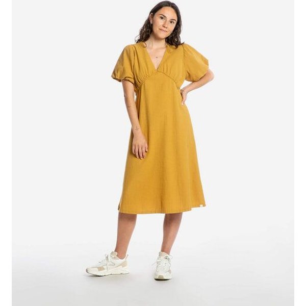 Matona Midikleid | V-Neck Dress | aus Baumwolle | GOTS-zertifiziert