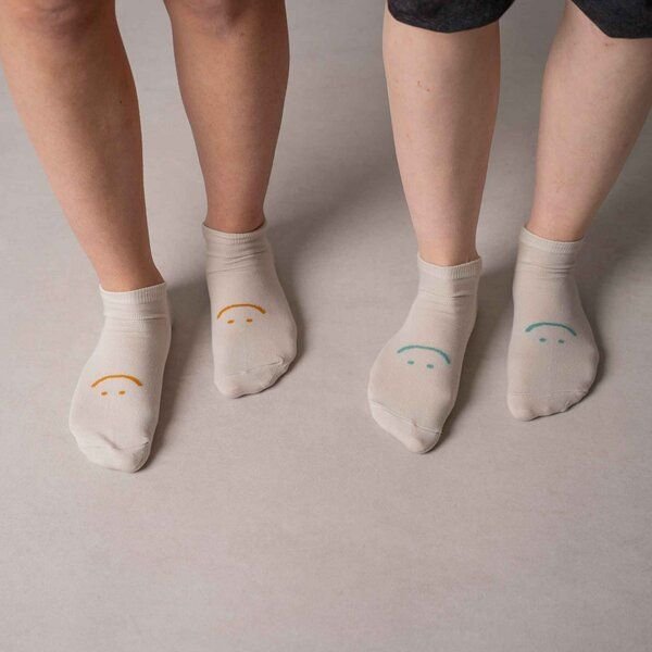 Vresh Clothing 2er Pack Sav - Sneaker Socken aus Biobaumwoll-Mix