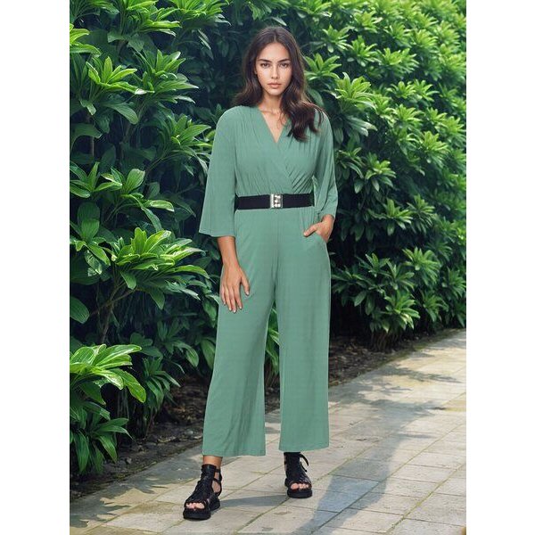 Ingoria MARIKA Jersey-Jumpsuit im Wickel-Look