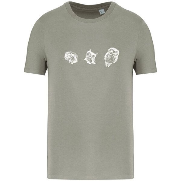 Greenspired Basic Bio T-Shirt Three Owls 155g/m² XXS - 4 XL"