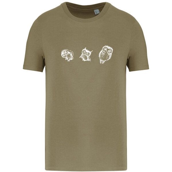 Greenspired Basic Bio T-Shirt Three Owls 155g/m² XXS - 4 XL"