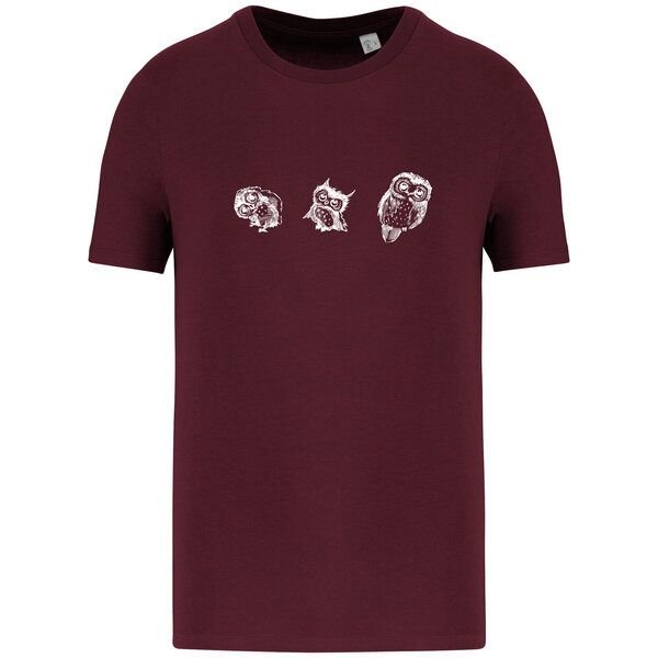 Greenspired Basic Bio T-Shirt Three Owls 155g/m² XXS - 4 XL"