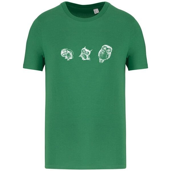 Greenspired Basic Bio T-Shirt Three Owls 155g/m² XXS - 4 XL"