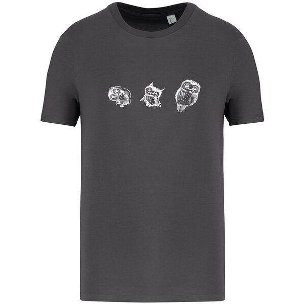 Greenspired Basic Bio T-Shirt Three Owls 155g/m² XXS - 4 XL"