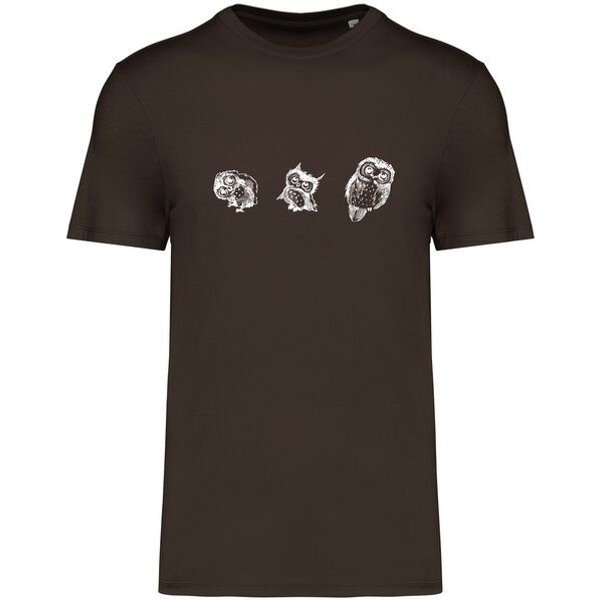 Greenspired Basic Bio T-Shirt Three Owls 155g/m² XXS - 4 XL"