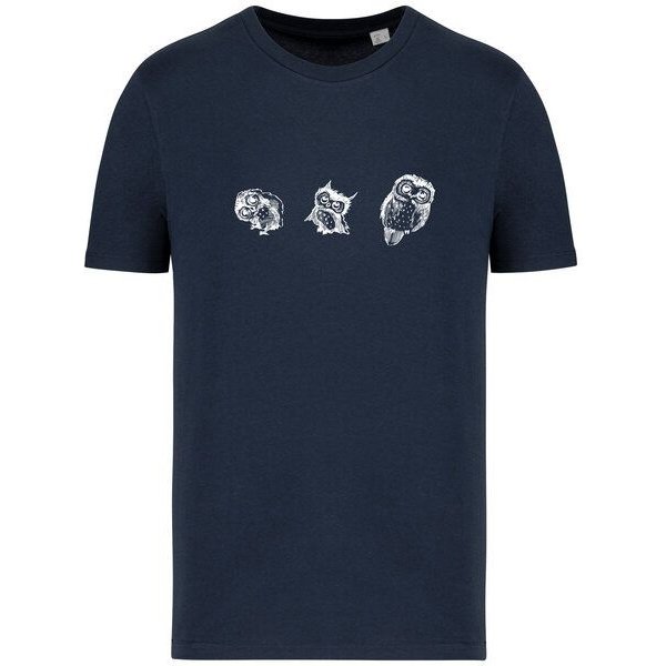 Greenspired Basic Bio T-Shirt Three Owls 155g/m² XXS - 4 XL"