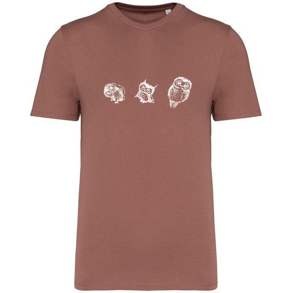 Greenspired Basic Bio T-Shirt Three Owls 155g/m² XXS - 4 XL"