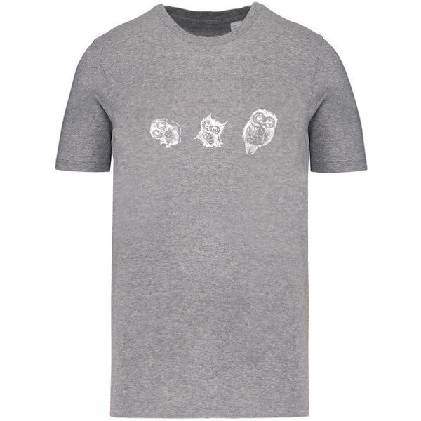 Greenspired Basic Bio T-Shirt Three Owls 155g/m² XXS - 4 XL"