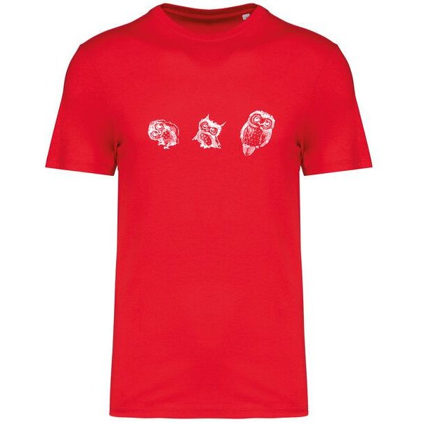 Greenspired Basic Bio T-Shirt Three Owls 155g/m² XXS - 4 XL"