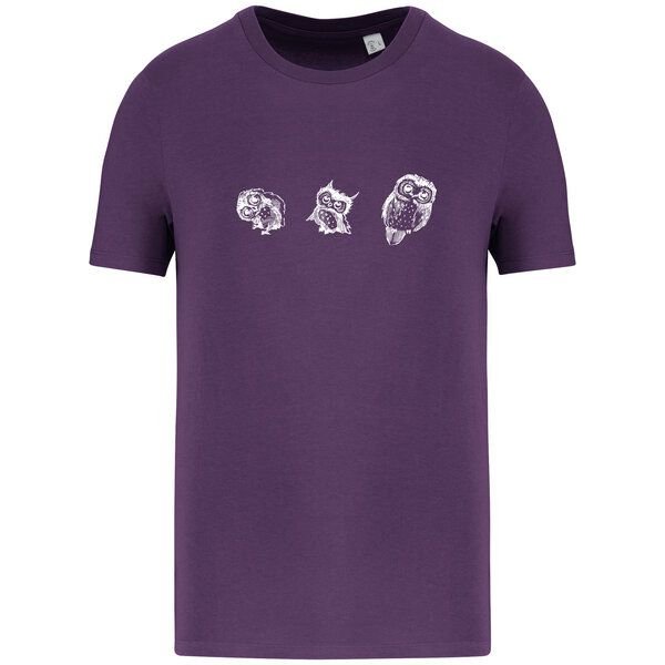 Greenspired Basic Bio T-Shirt Three Owls 155g/m² XXS - 4 XL"