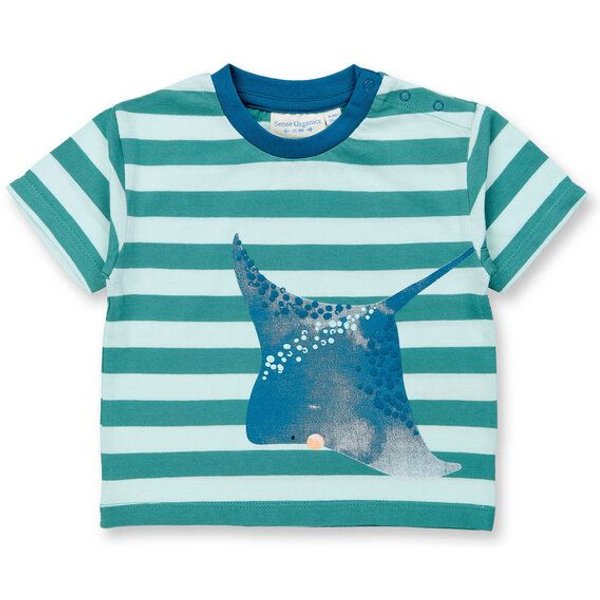 sense-organics Sense Organics Baby T-Shirt Rochen-Motiv Bio Baumwolle