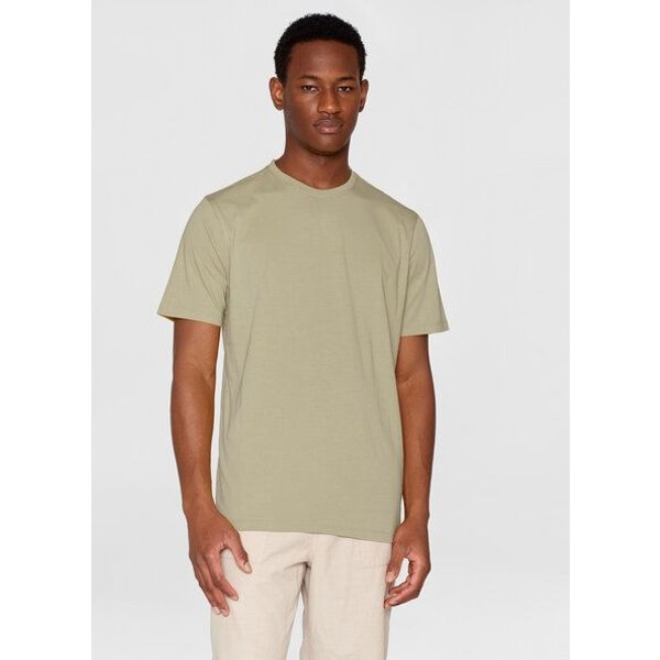 KnowledgeCotton Apparel Basic T-Shirt O-Neck aus Bio-Baumwolle