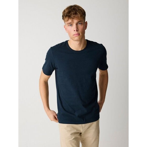 KnowledgeCotton Apparel Basic T-Shirt O-Neck aus Bio-Baumwolle