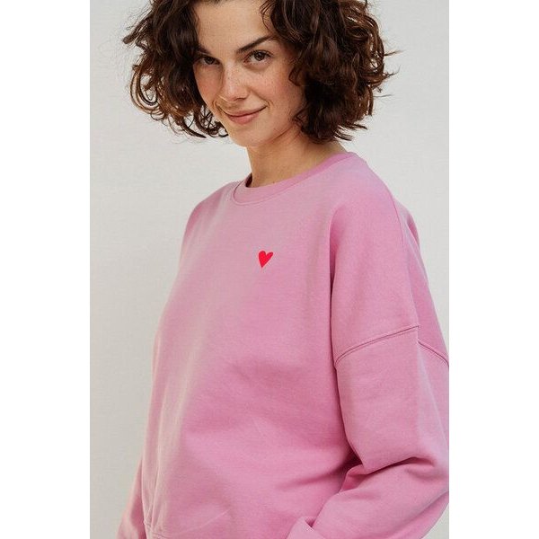 Kultgut Artdesign - Goodness Pulloversweater im Boxistyle / Red Heart