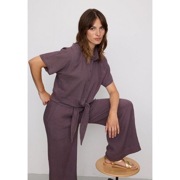 Damen Musselin Bluse aus Baumwolle - TULIP - recolution