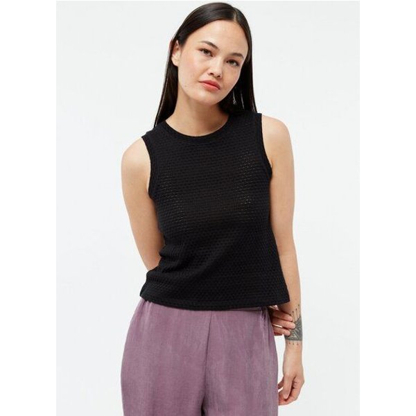 Givn Berlin Stricktop GBSHIRLEY cropped aus Bio-Baumwolle im Jacquard Muster